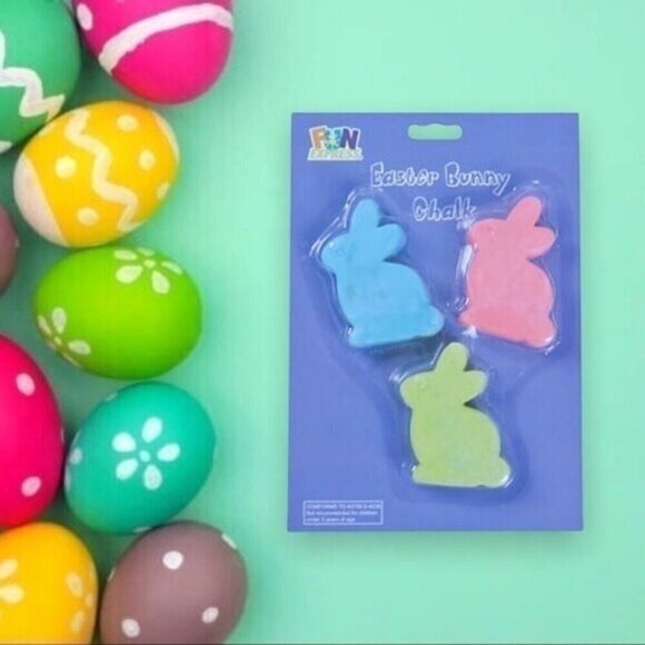 Easter Bunny Chalk 3 Piece - Picture 1 of 1